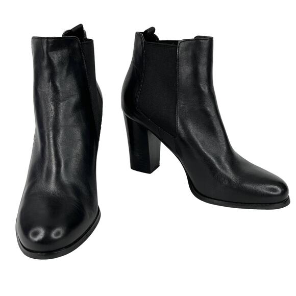 Michael Kors Boots Booties Chelsea 7.5M 3.5" Block Heels - Picture 1 of 12